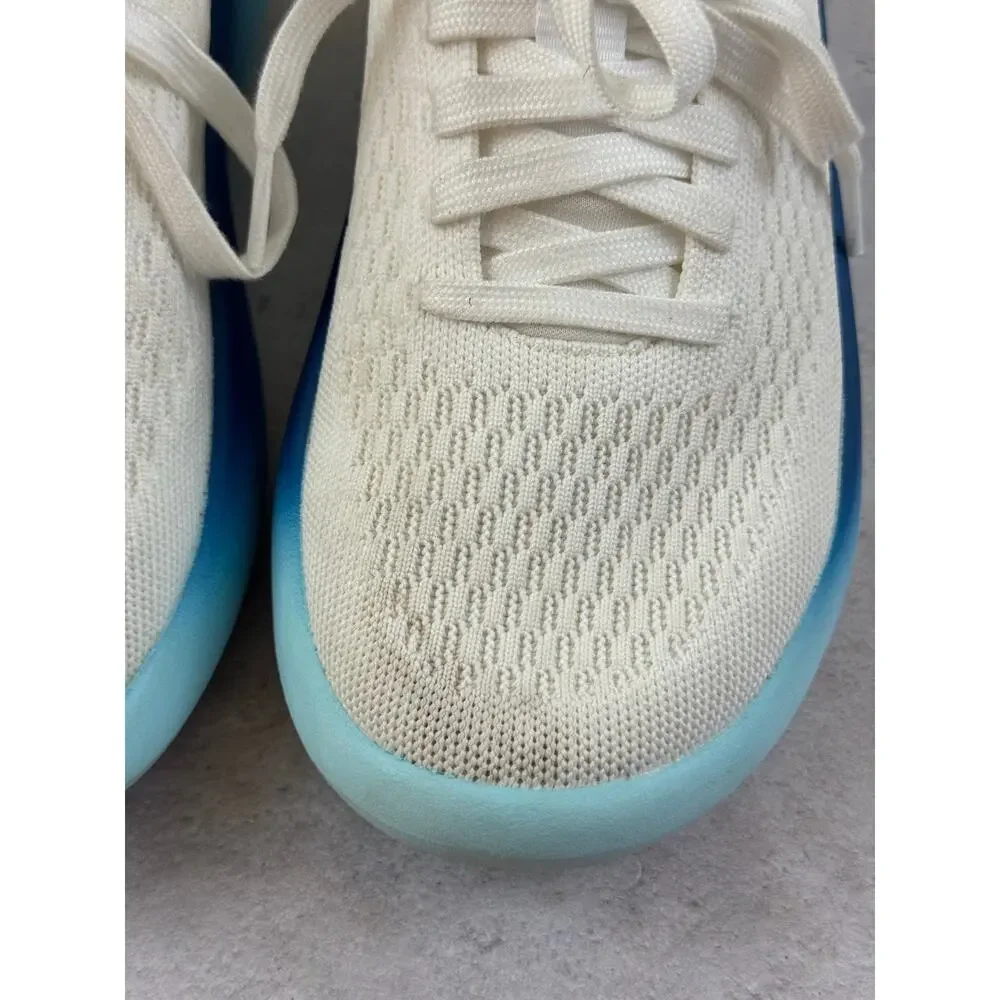 Kizik Roamer Hands Free Sneakers White Blue Gradient Mens 4.5 Womens 6 Walking